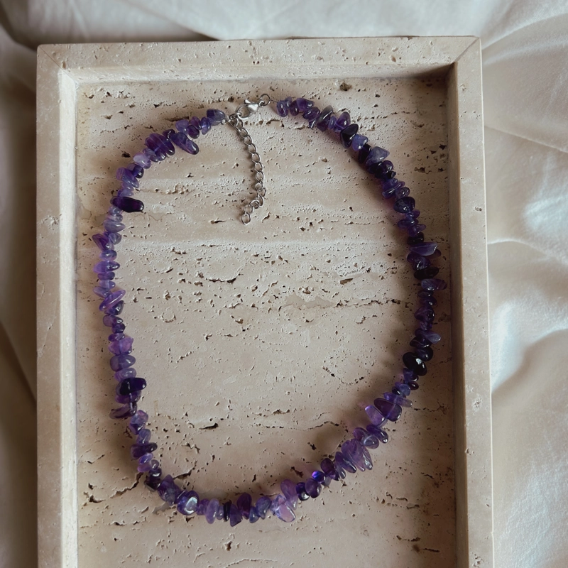 collana Chips Nic - Ametista